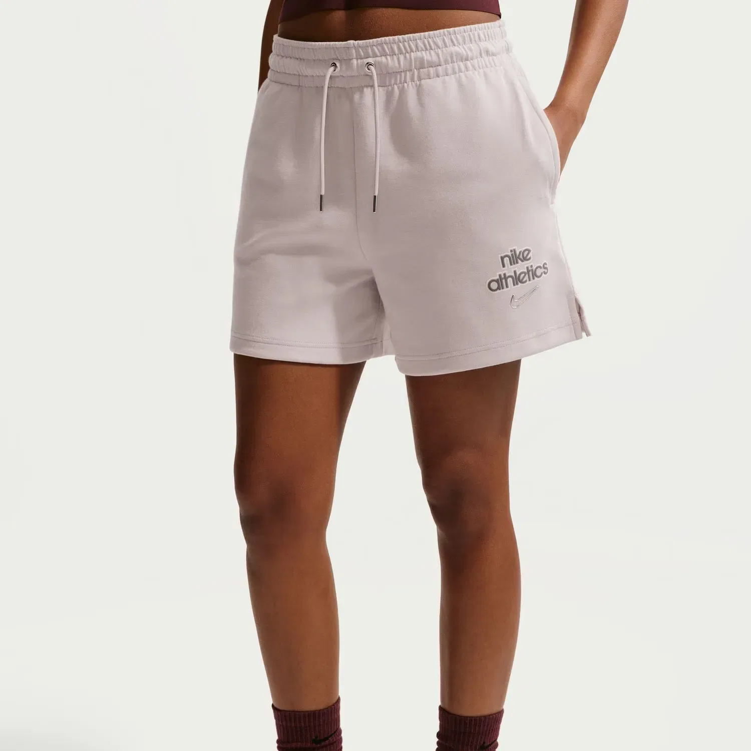 Женские шорты из флиса Nike, Purple