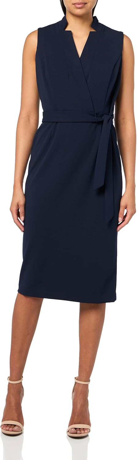 

Женский креповый воротник Calvin Klein Scuba с завязкой, Indigo