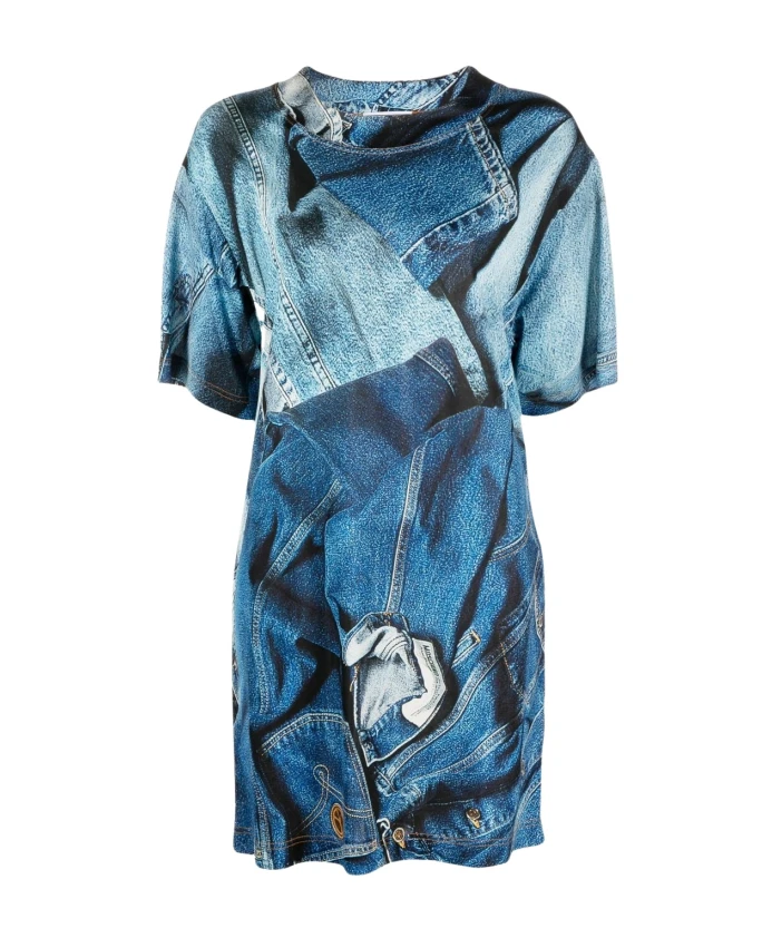 

Платье abito 1888 года – женственно и стильно Moschino, синий