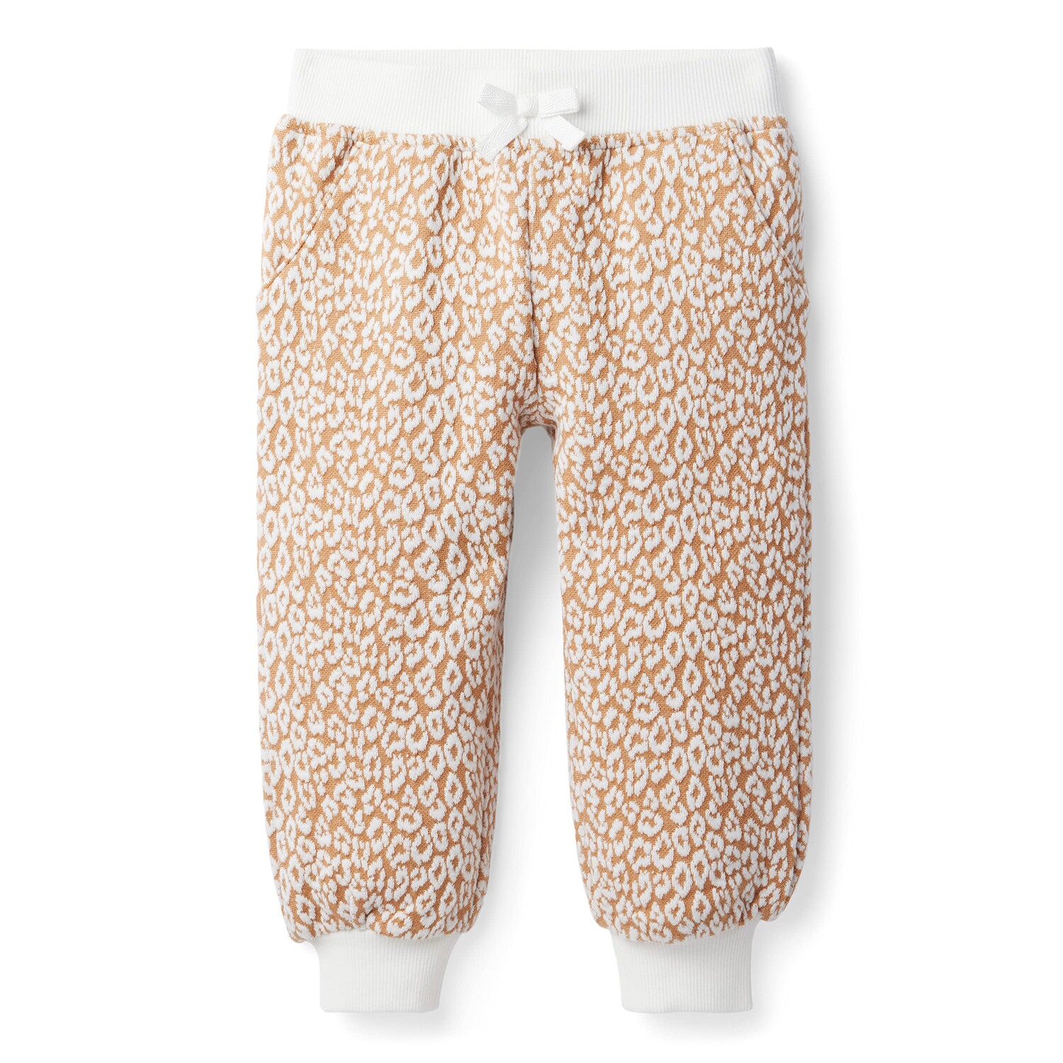 

Джогггеры Janie and Jack, Jacquard Animal Print Jogger Pants