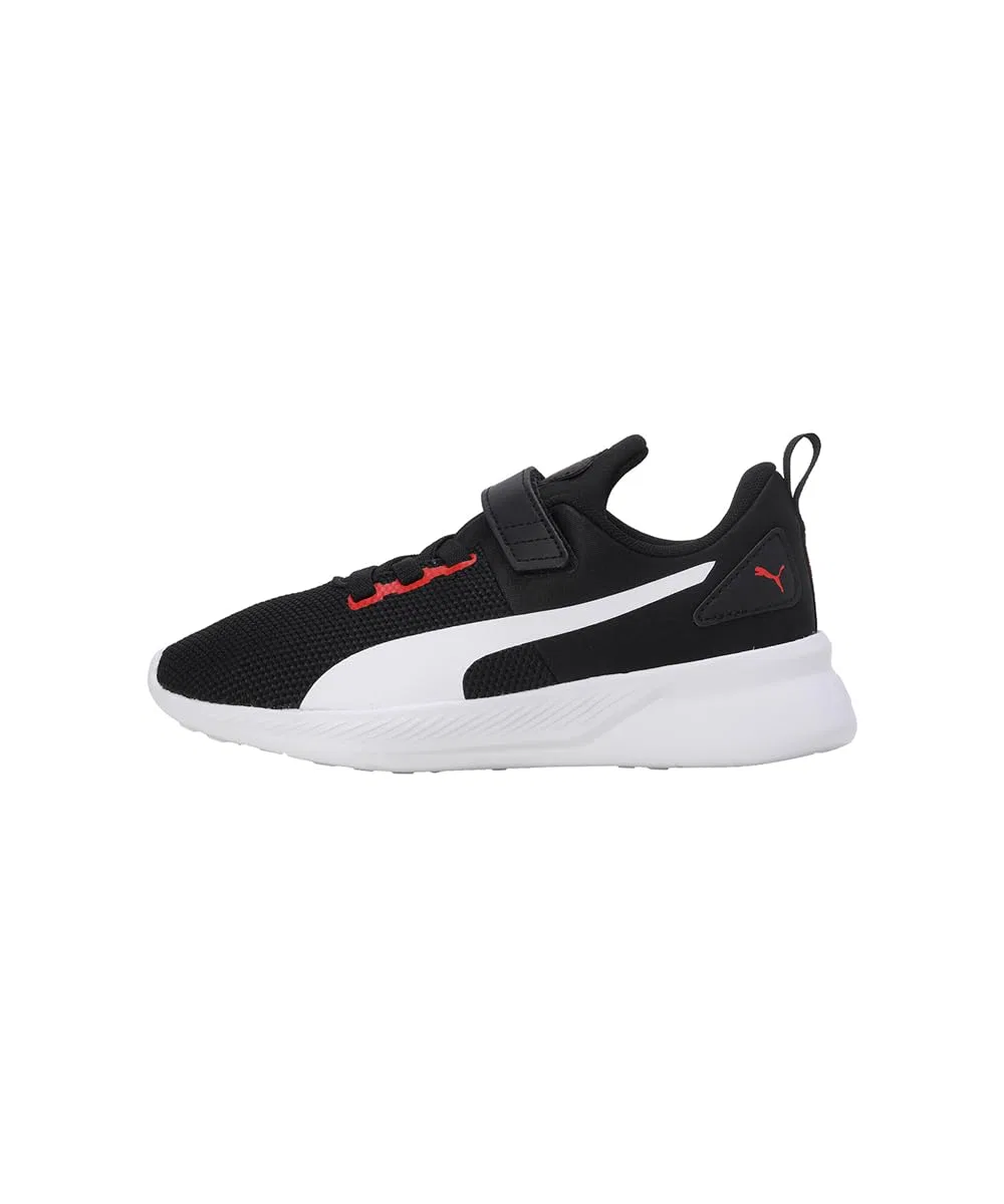 Детские кроссовки для мальчиков PUMA Flyer Runner V PS, Black Black White Red — фото 2