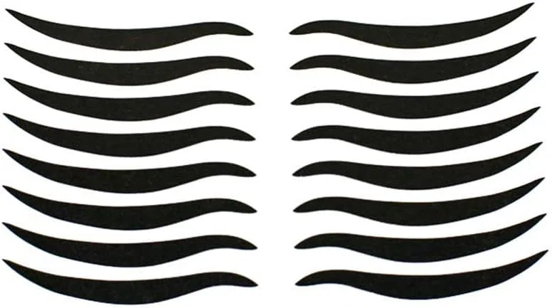 Накладки для век, Double Eyelid Tape, 8 пар, Black Generisch