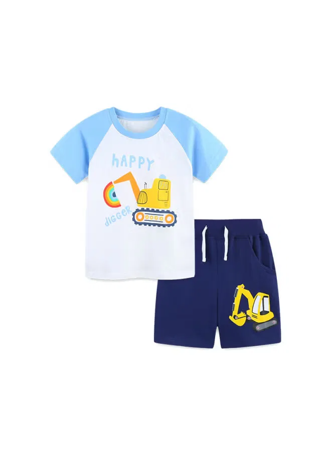 Комплект детский с принтом машинок Aosta Betty Store, 5451+3158