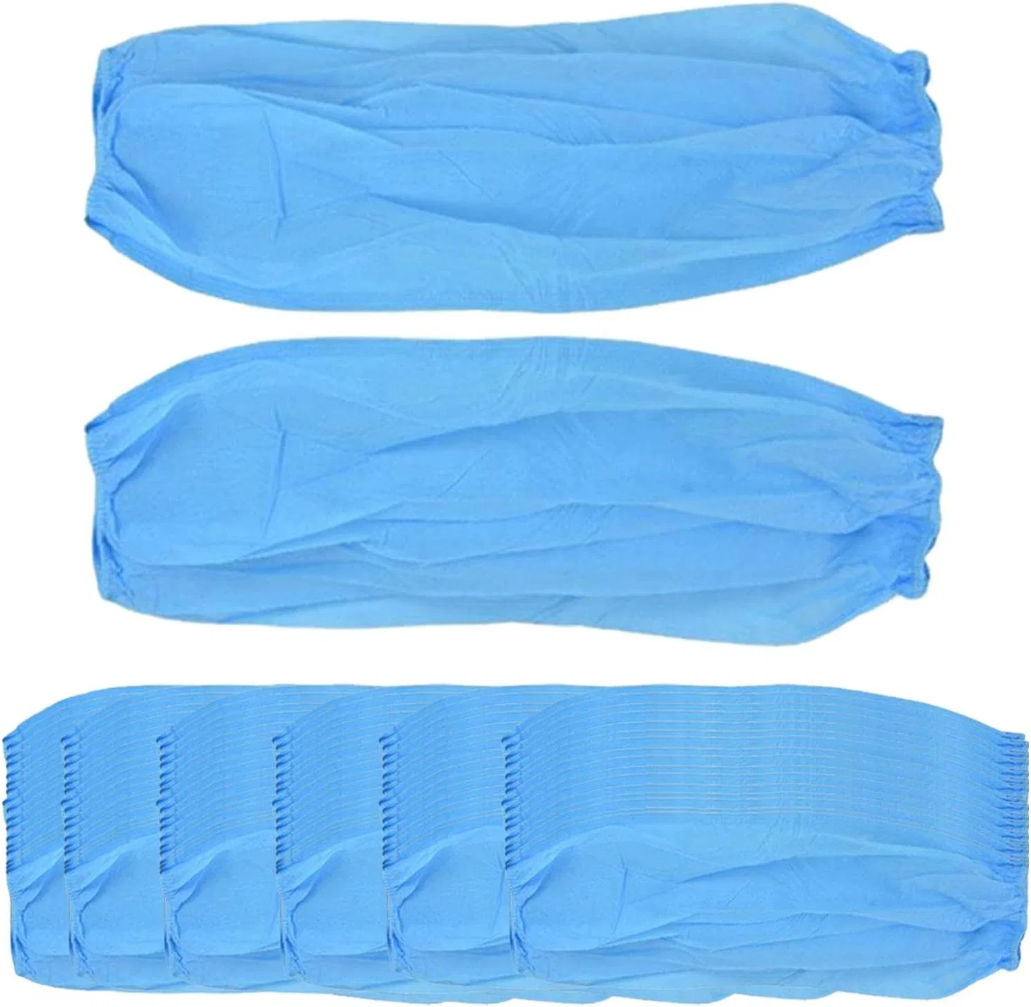 99 Stück Schützende Vliesstoff Ärmelschoner, Blau Meriglare