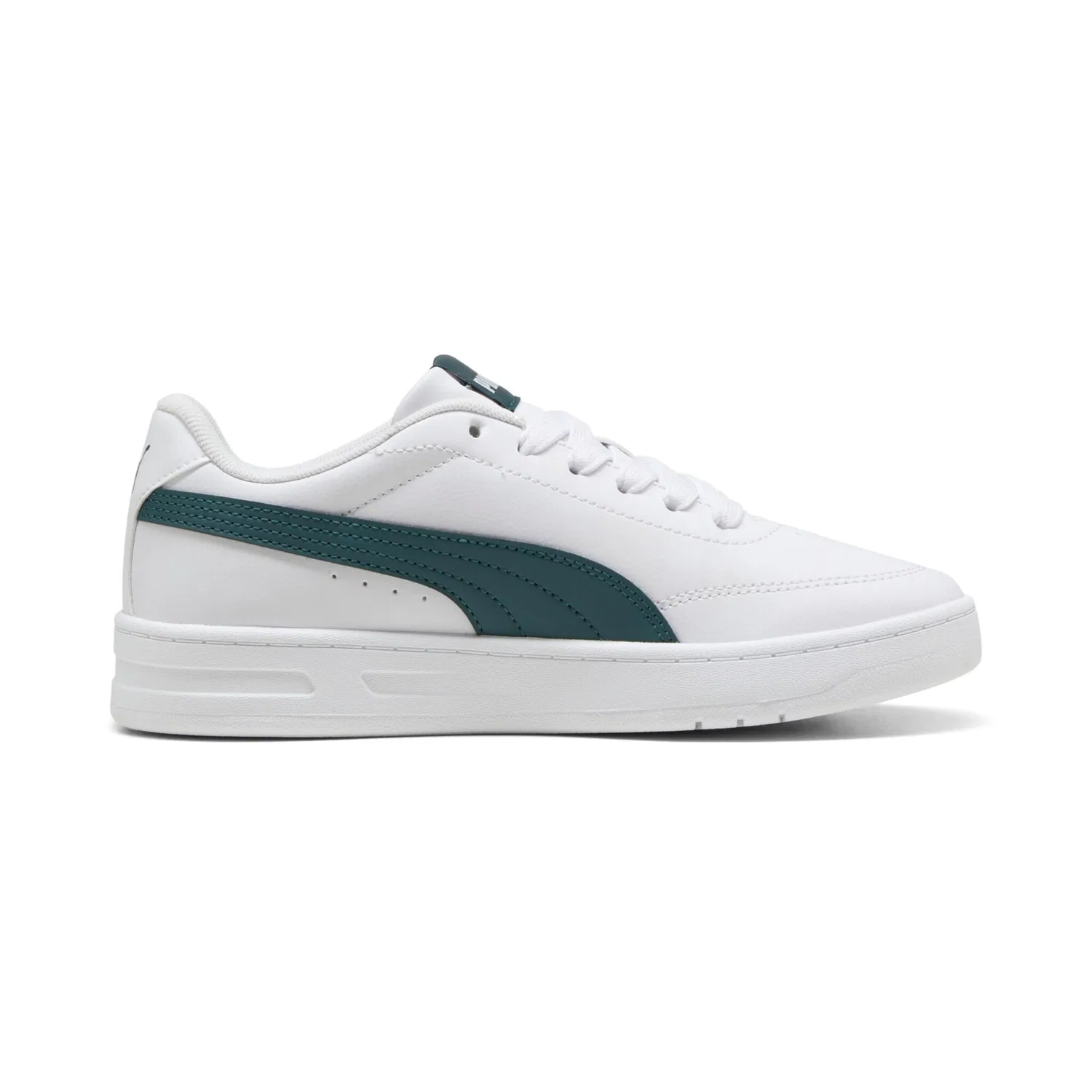 Детские кроссовки в теннисном стиле Court Classic Clean PUMA, White/Green — фото 3