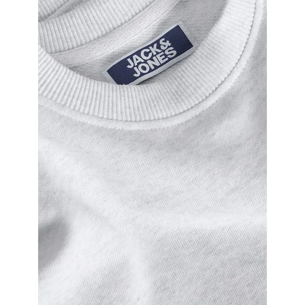Свитшот College Logo Jack & Jones, белый — фото 4