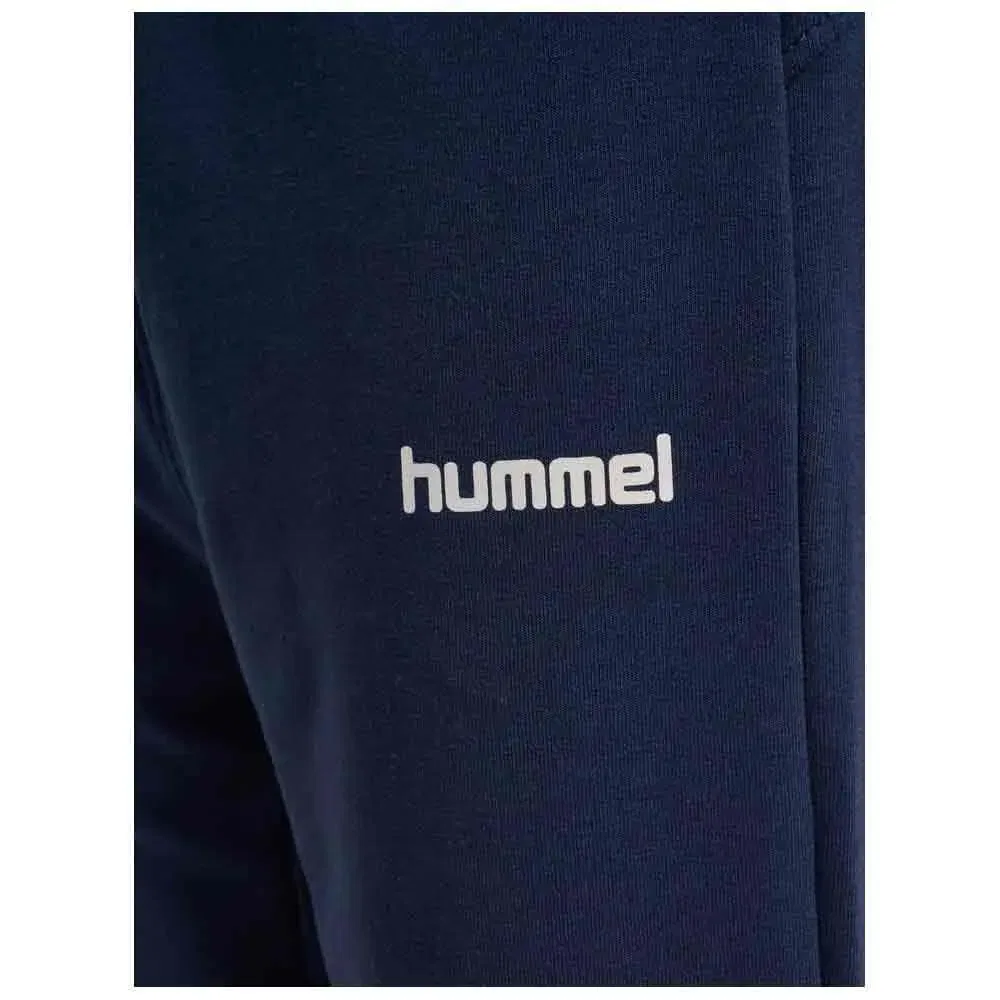 Детские спортивные брюки с регулируемой талией Regular Logo Adjust Waist Hummel, Blue — фото 4