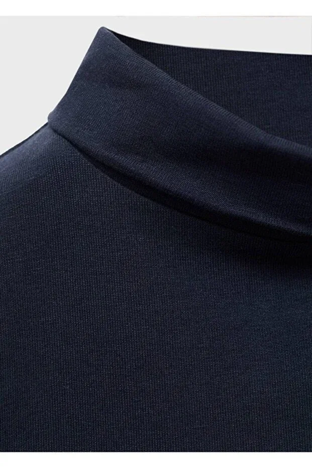 Детская футболка с длинным рукавом Mango Baby, Navy Blue — фото 3
