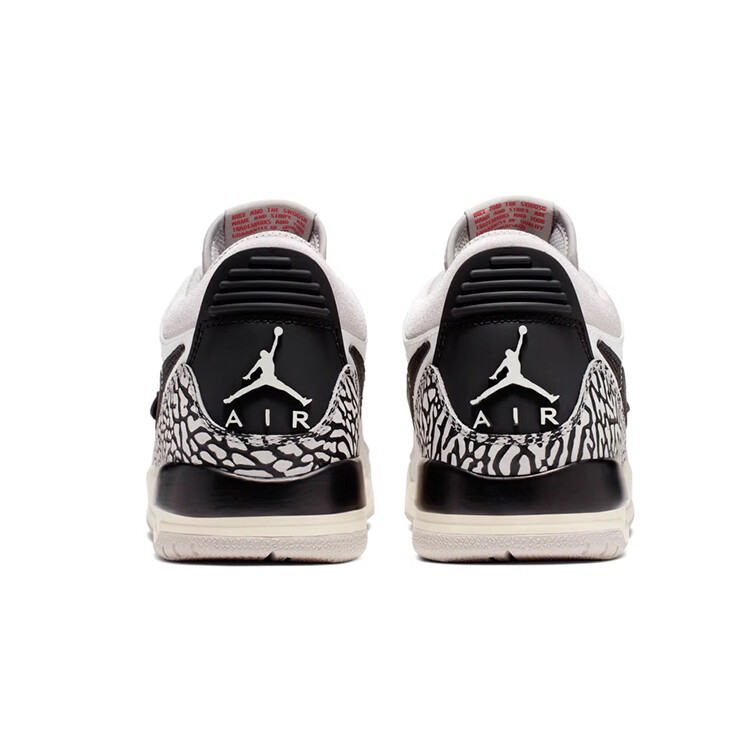 Кроссовки Jordan Legacy 312 Vintage Basketball Shoes Men Low-top Grey/white, черный/белый/серый — фото 4