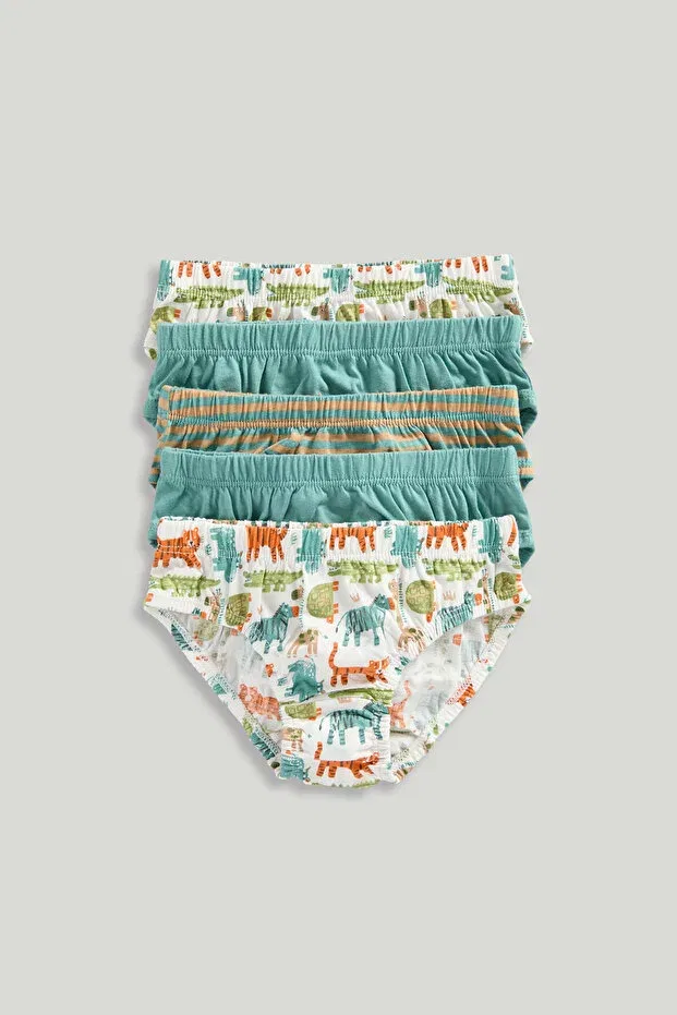 Детские трусы для мальчиков с принтом 5Li panties Mothercare, Blue