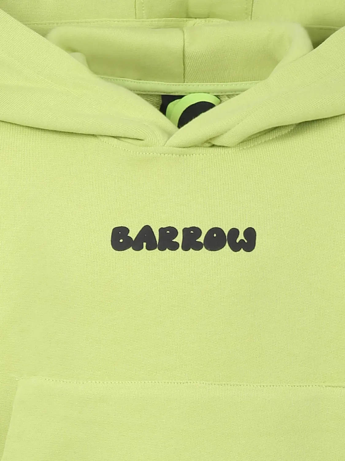 BARROW Худи из 100% хлопка зеленого цвета — фото 2