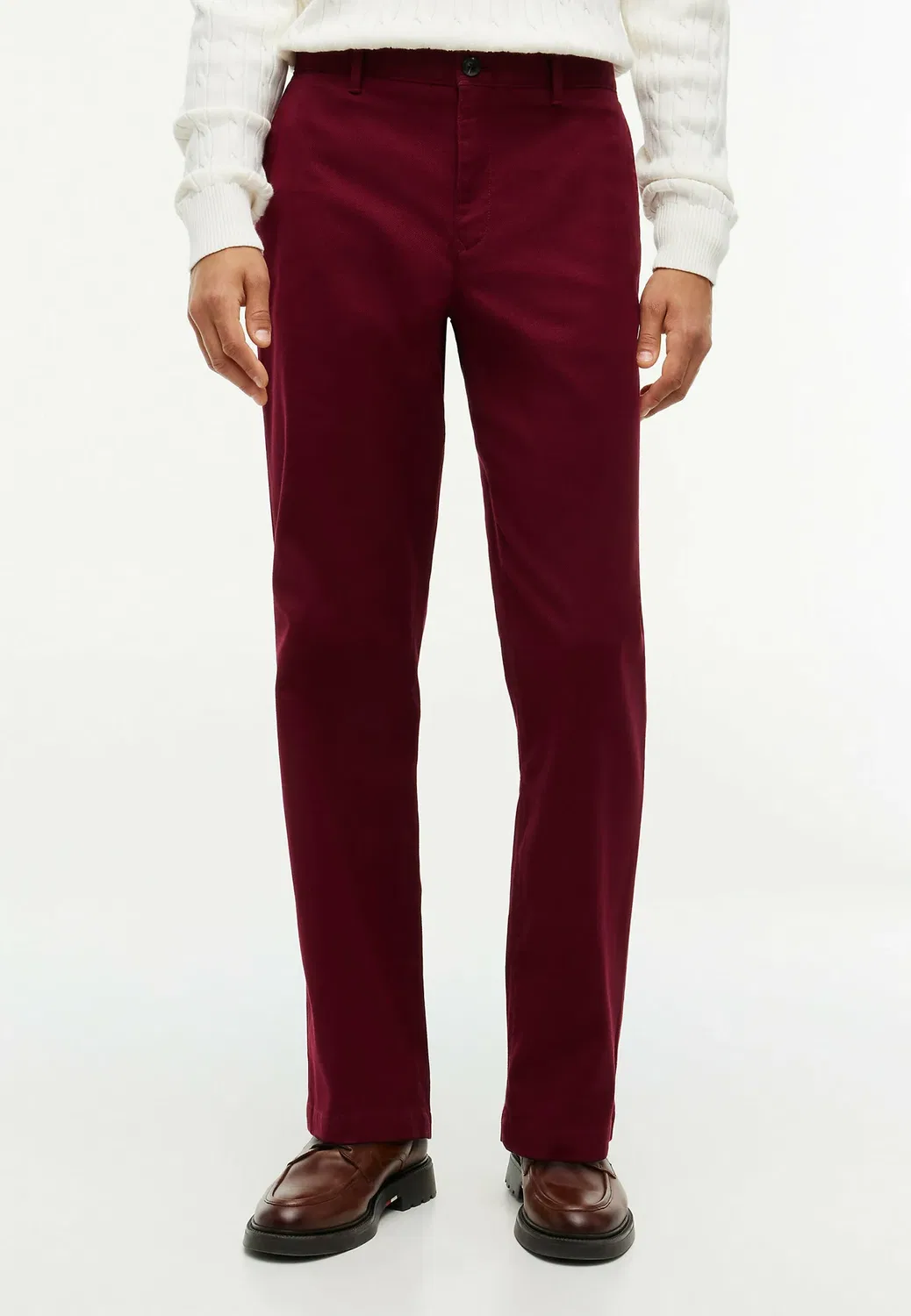 Брюки-Чиносы прямого кроя Dover Tommy Hilfiger, Burgundy