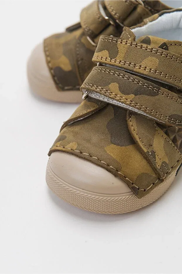 Детские сандалии для мальчиков кожаные First Step Casual Shoes Mnpc, Sand