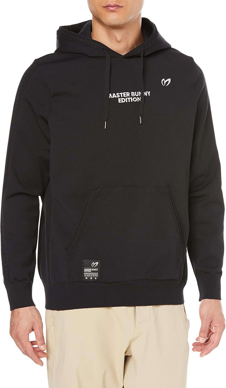 

Мужская вязаная толстовка Master Bunny 758-2272901 (с логотипом бренда) / для гольфа Master Bunny Edition, черный