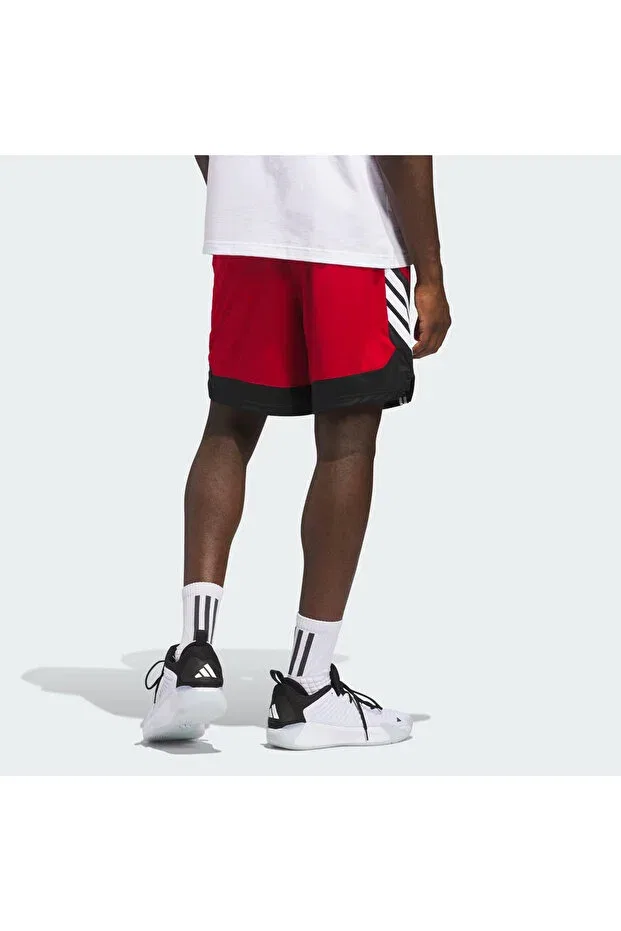 Мужские спортивные шорты с боковыми карманами Adidas, Red — фото 2
