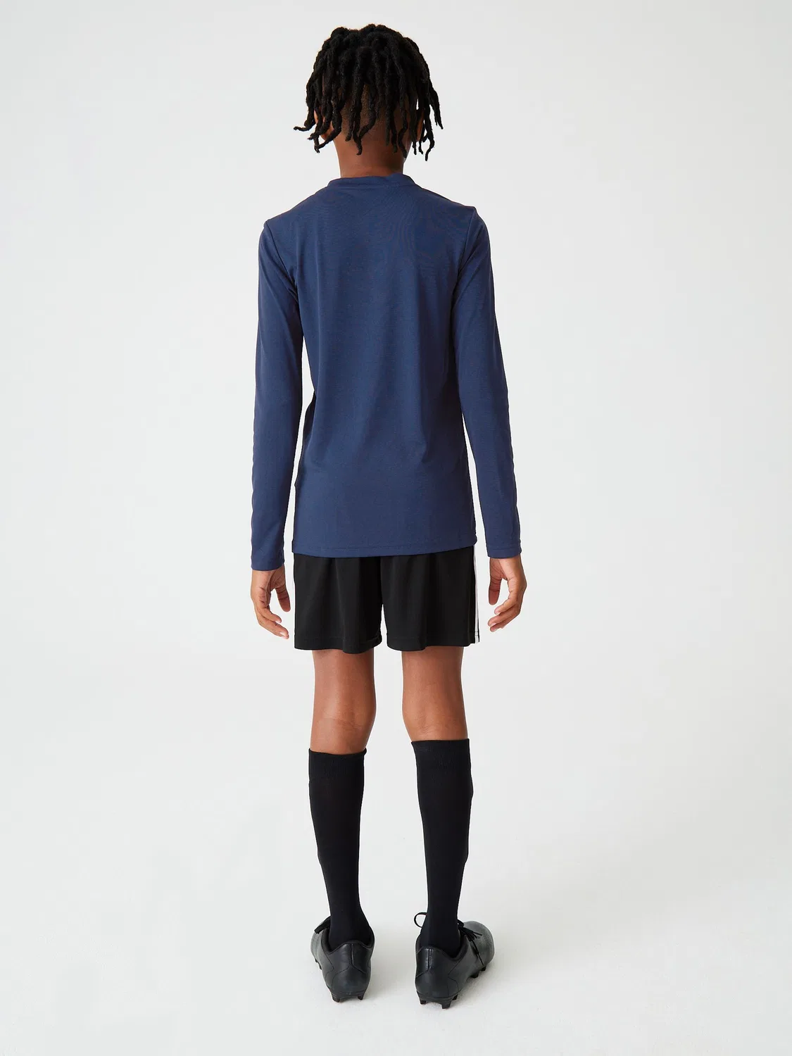 Футболка с длинным рукавом Team Base adidas, синий — фото 2