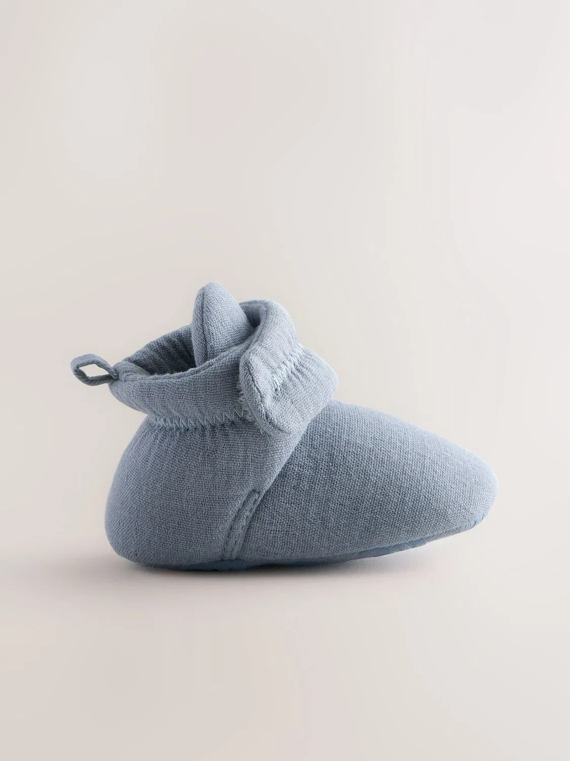 Пинетки из муслина, Wrap Next, синие — фото 2