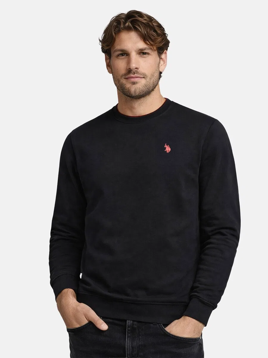 Толстовка U.S. POLO ASSN. черного цвета — фото 2