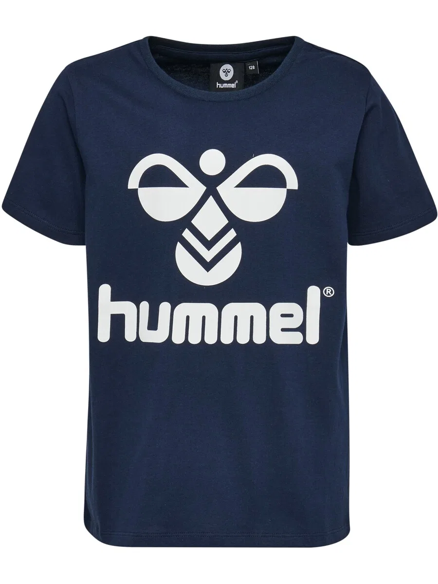 Футболка Hummel Performance Shirt 'Tres' темно-синего цвета