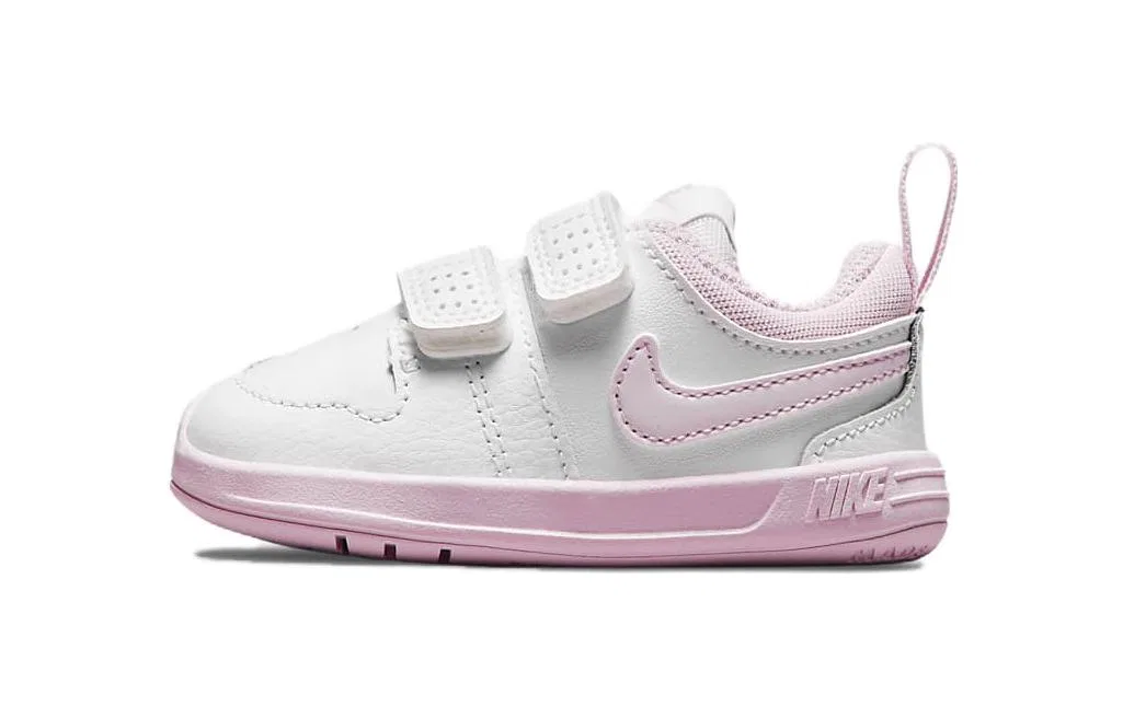 Детские кроссовки для малышей с регулируемыми ремешками Pico Low Top Nike, White Pink