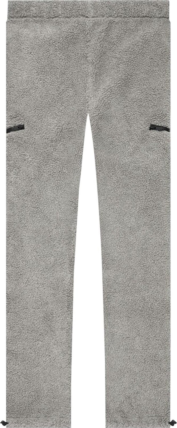 Брюки Fear of God Essentials Polar Fleece Pant 'Dark Oatmeal', серый — фото 3