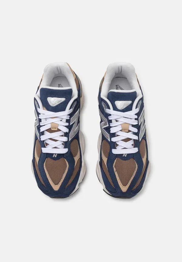 Кроссовки из кожи и синтетики New Balance, темно-синий — фото 4