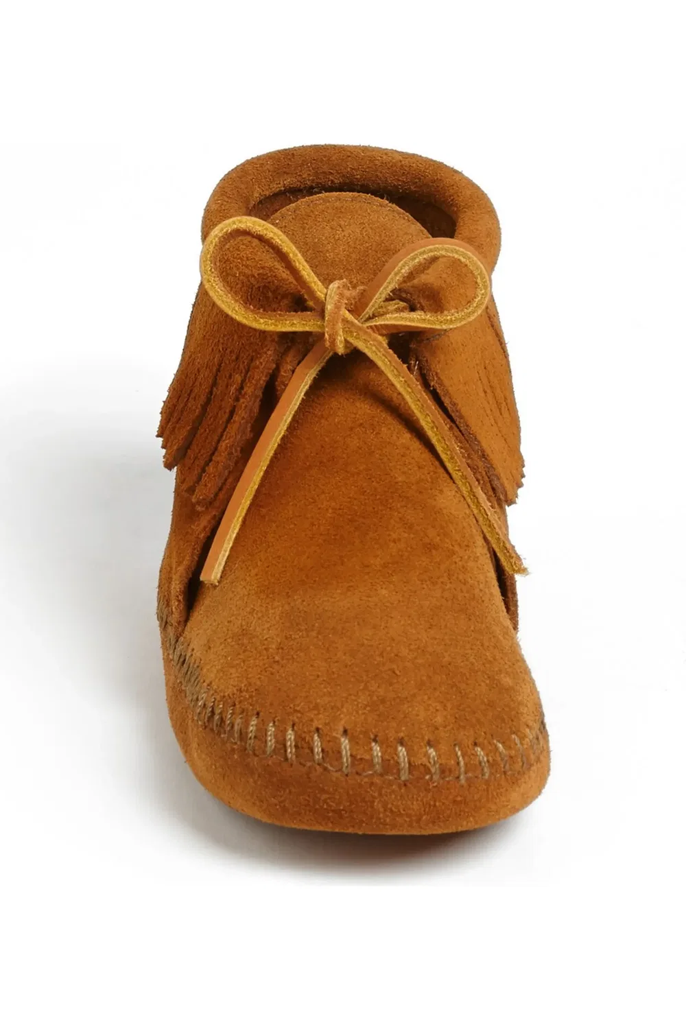 Детские ботинки с бахромой Classic Fringe Minnetonka, коричневый — фото 3