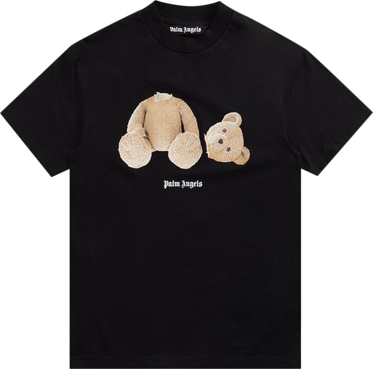

Футболка Palm Angels Bear Classic Tee 'Black/Brown', черный