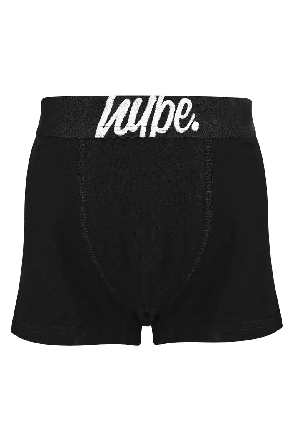 Комплект из 5 хлопковых боксеров с эластичным поясом Hype, Black — фото 3