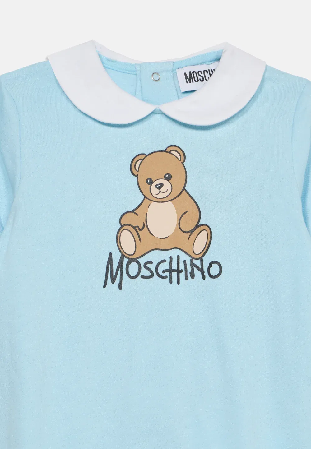 Комбинезон-Боди унисекс Moschino, Baby Sky Blue — фото 3
