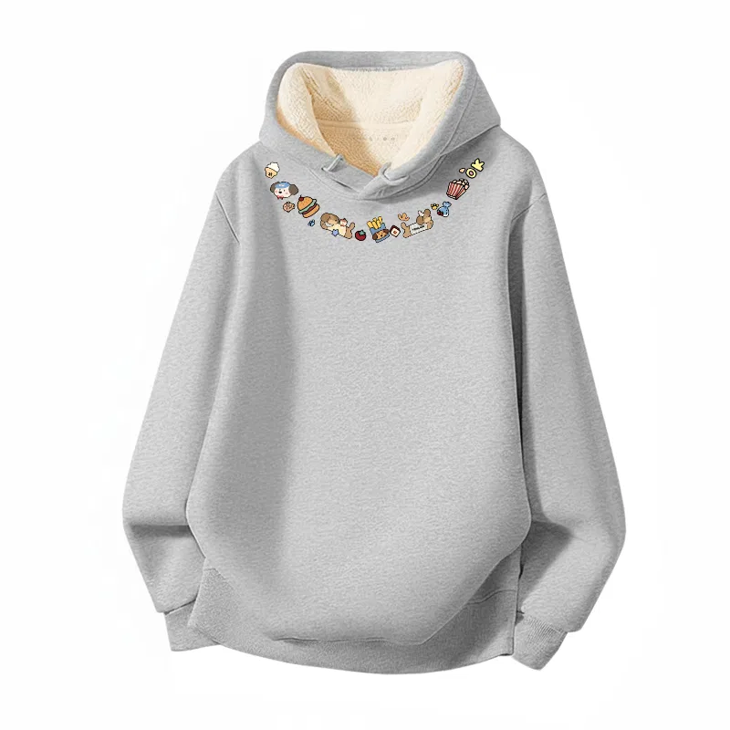 Детское худи из флиса с капюшоном Tonlion, Heather Grey