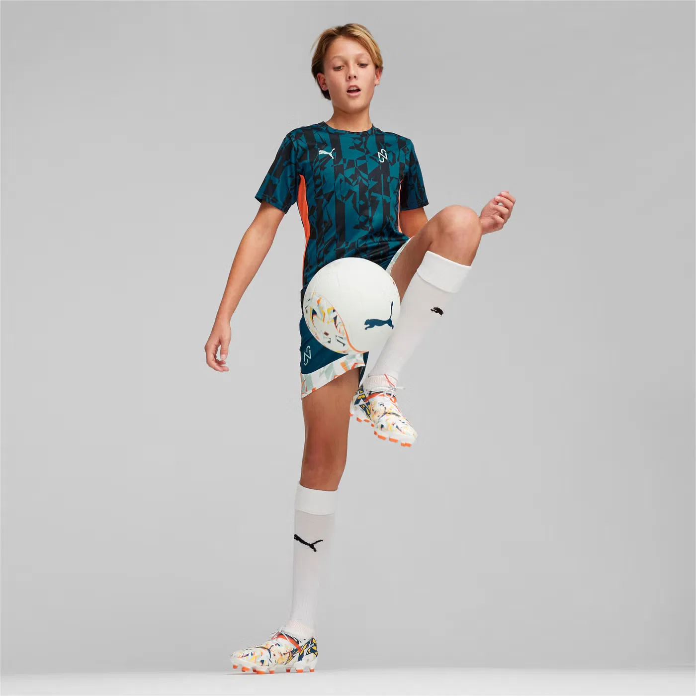 Футбольная футболка с принтом Neymar Jr Creativity Puma, синий — фото 3