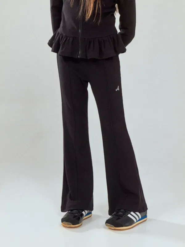 Брюки клеш с манжетами, A bootcut banding pants A-Market, черный