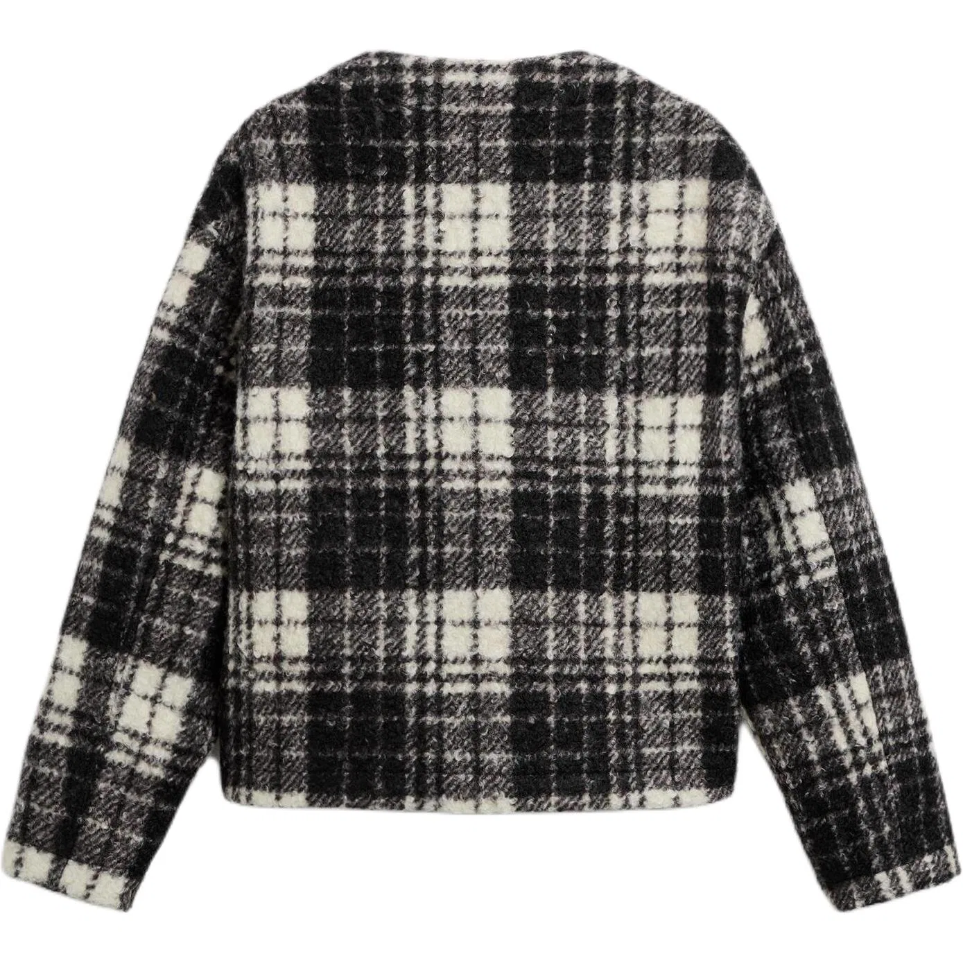 Мужская куртка с принтом ZARA, Black/White — фото 3