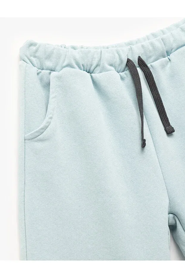 Детские шорты для мальчиков хлопковые basic Koton, Blue — фото 3