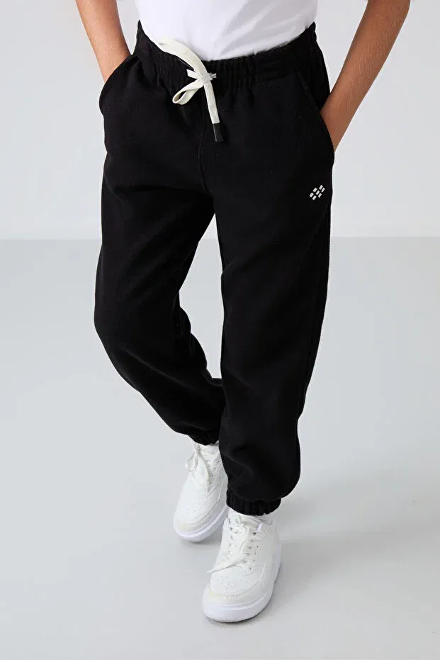 Детские спортивные штаны для мальчиков с вышивкой Tommy Life, Black — фото 3