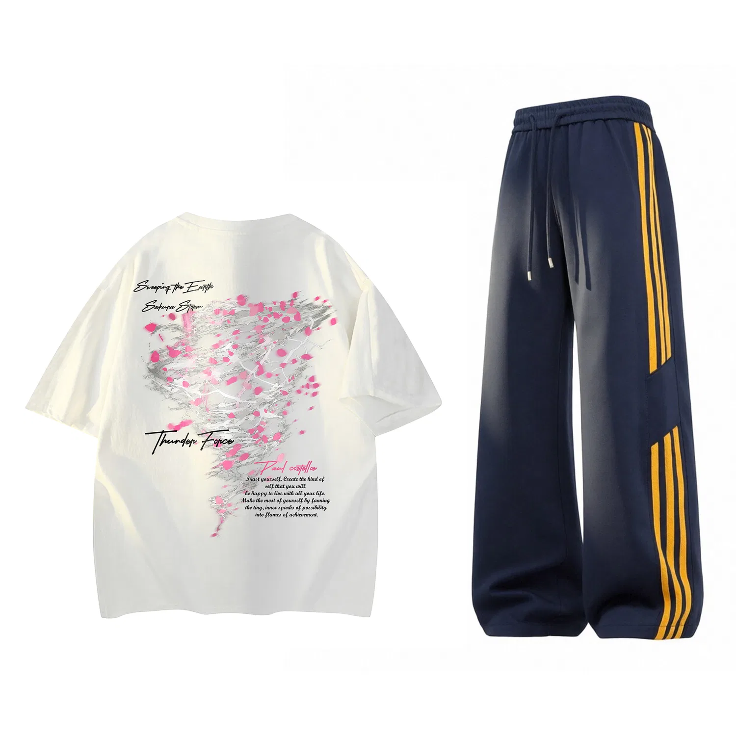 Детский комплект из футболки и брюк с принтом Casual Sportswear Paul Costelloe — фото 4