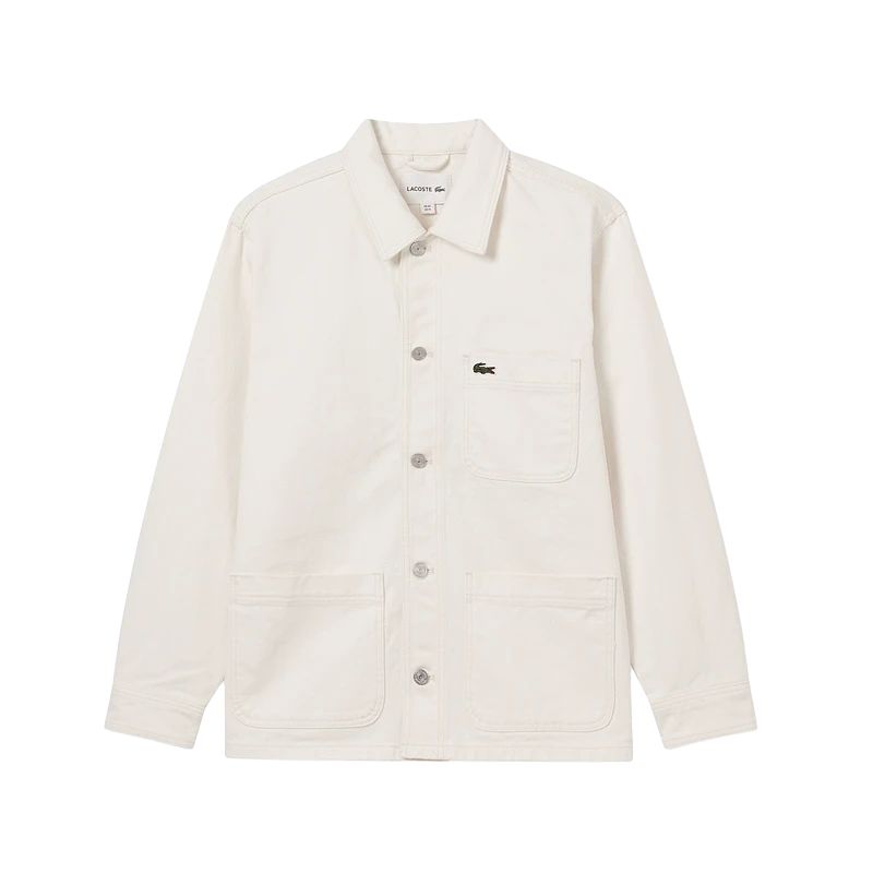 LACOSTE Джинсовая куртка мужская экрю, MKU/Light Denim Blue — фото 3