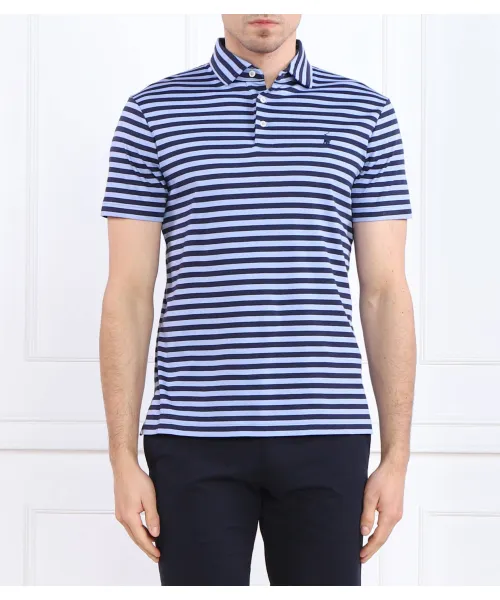 

Футболка поло Slim fit Polo Ralph Lauren, синий