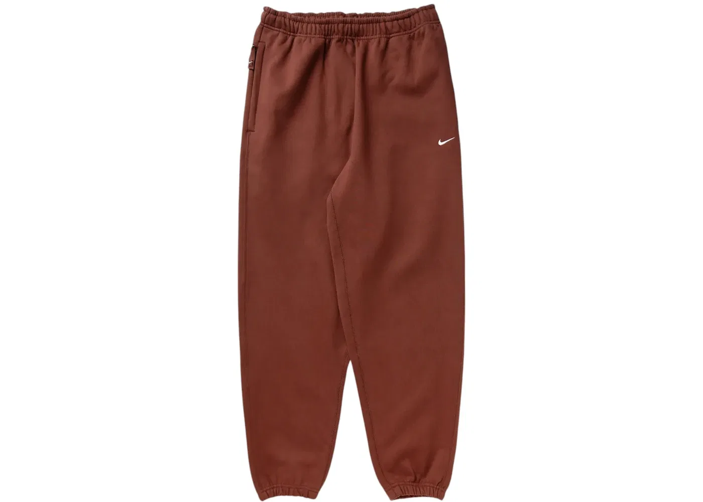 Мужские спортивные брюки из флиса Nike Solo Swoosh Fleece Pants, Dark Pony/White