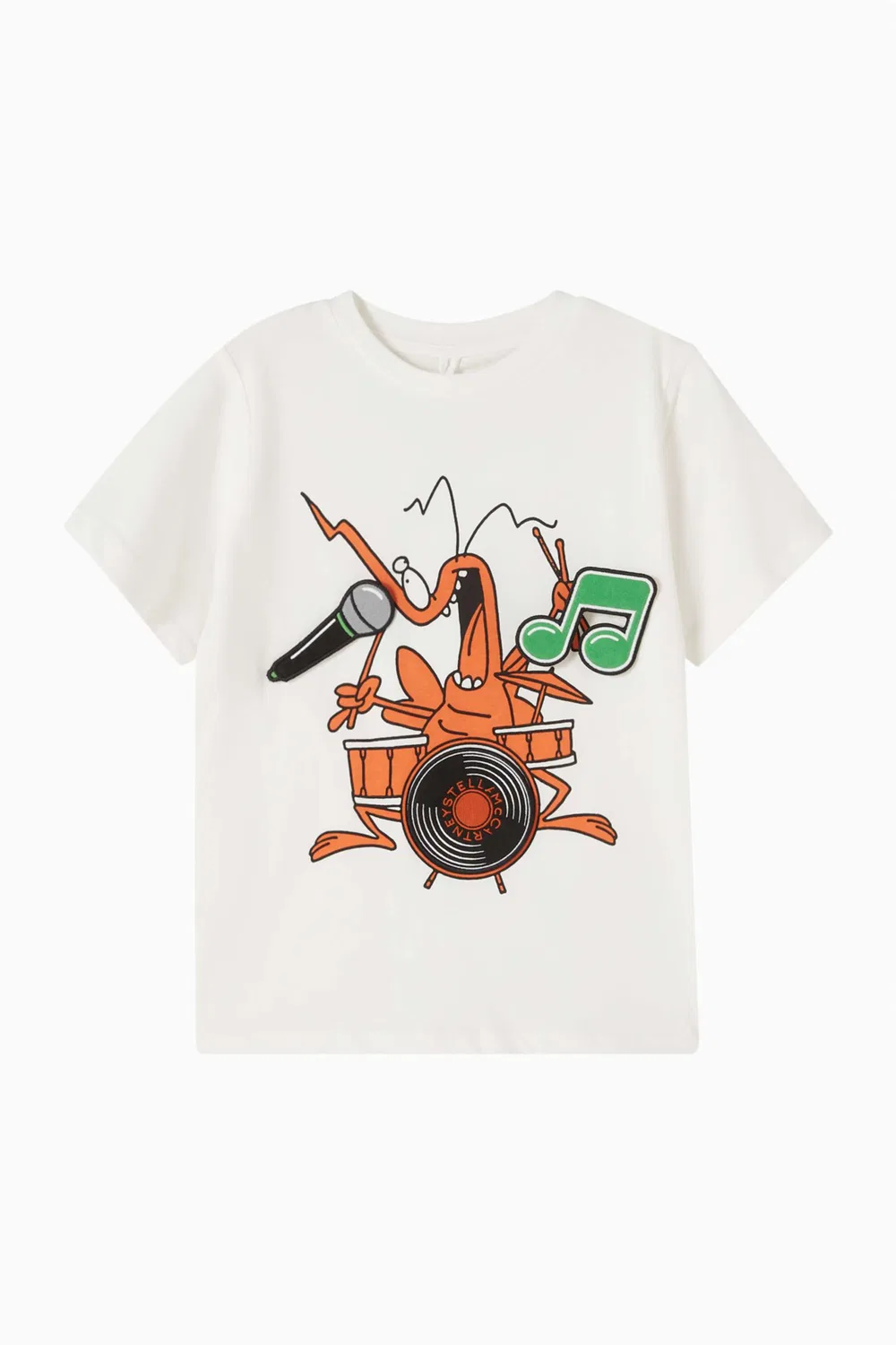 Футболка хлопковая Drumming Bug Stella McCartney — фото 4