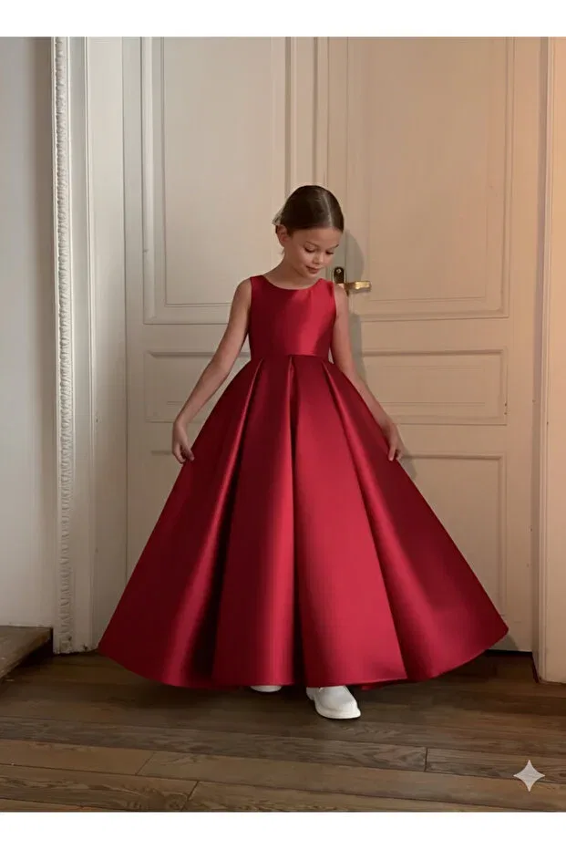 Детское платье для девочек с длинным рукавом Egolika Kids, Burgundy