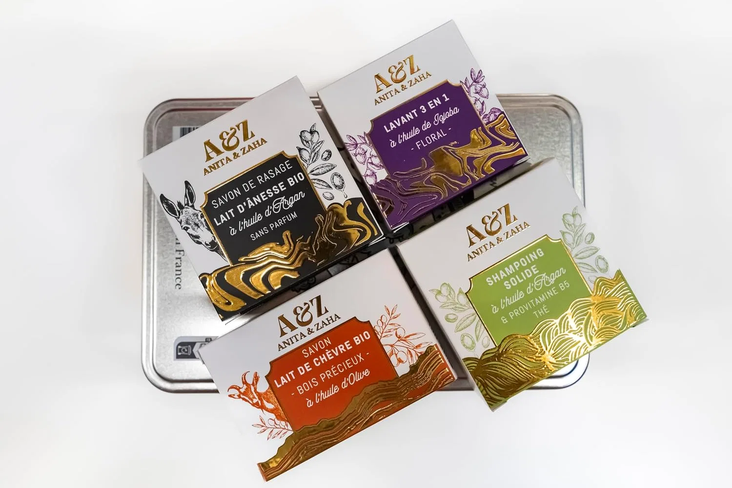 Набор для ухода Gift Set For Him ANITA & ZAHA, 400 г, металлическая коробка — фото 2