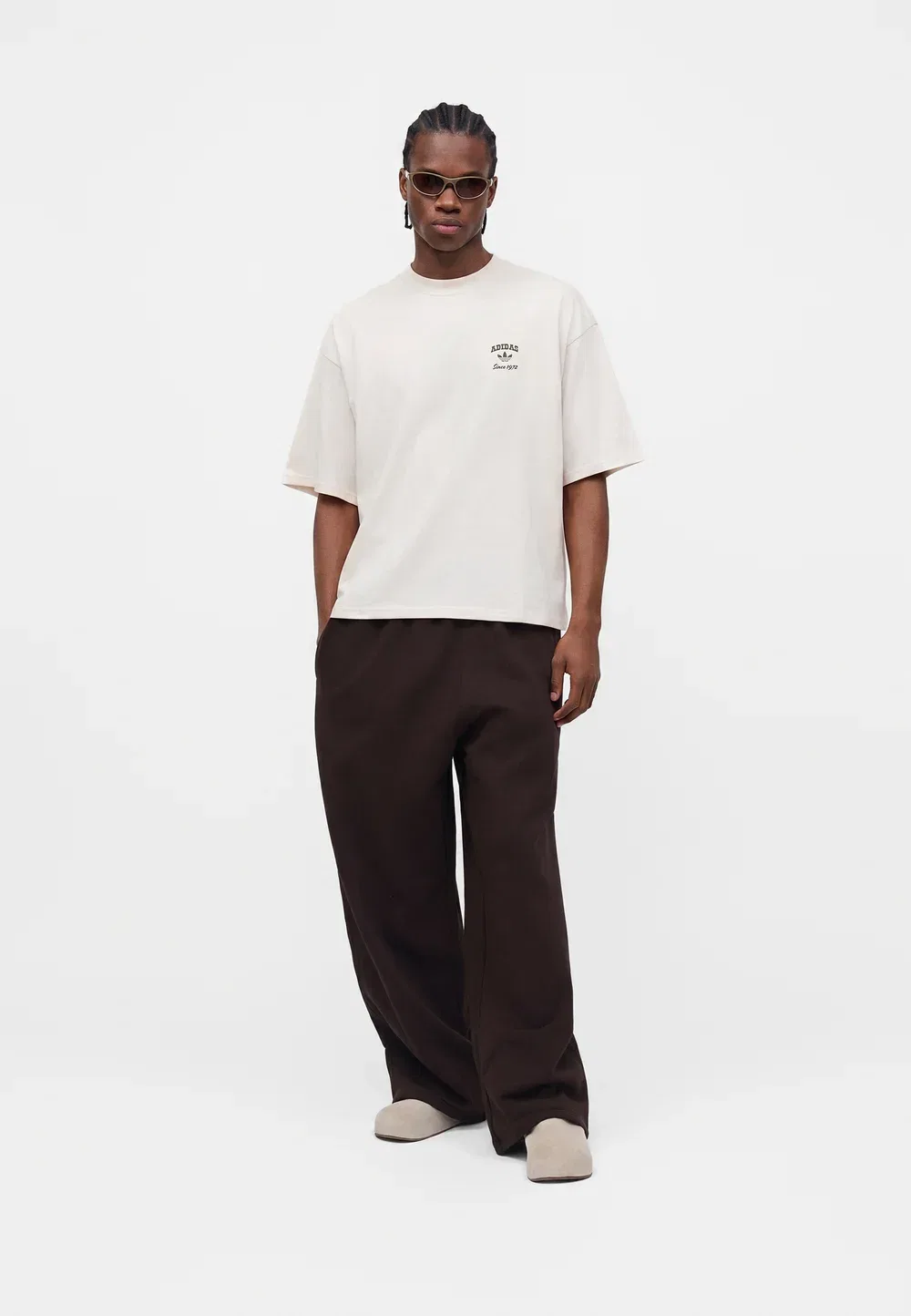 Футболка унисекс с принтом Adidas Originals, White — фото 2