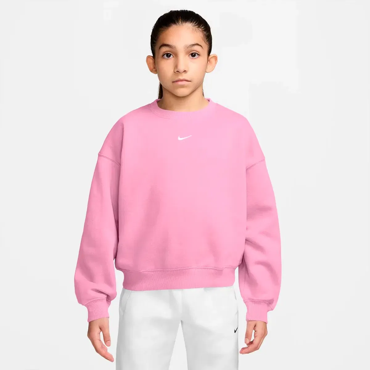 Детская худи для девочек Nike Sportswear Studio Fleece Nike, Красный