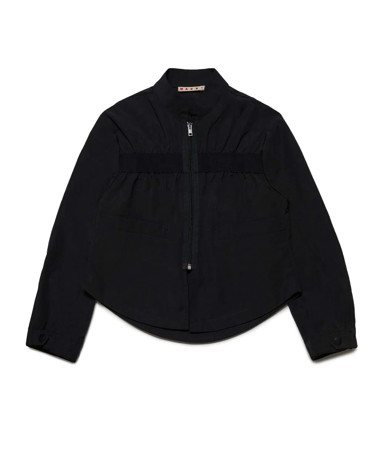 Детская куртка-бомбер с брендовым принтом MARNI, Black