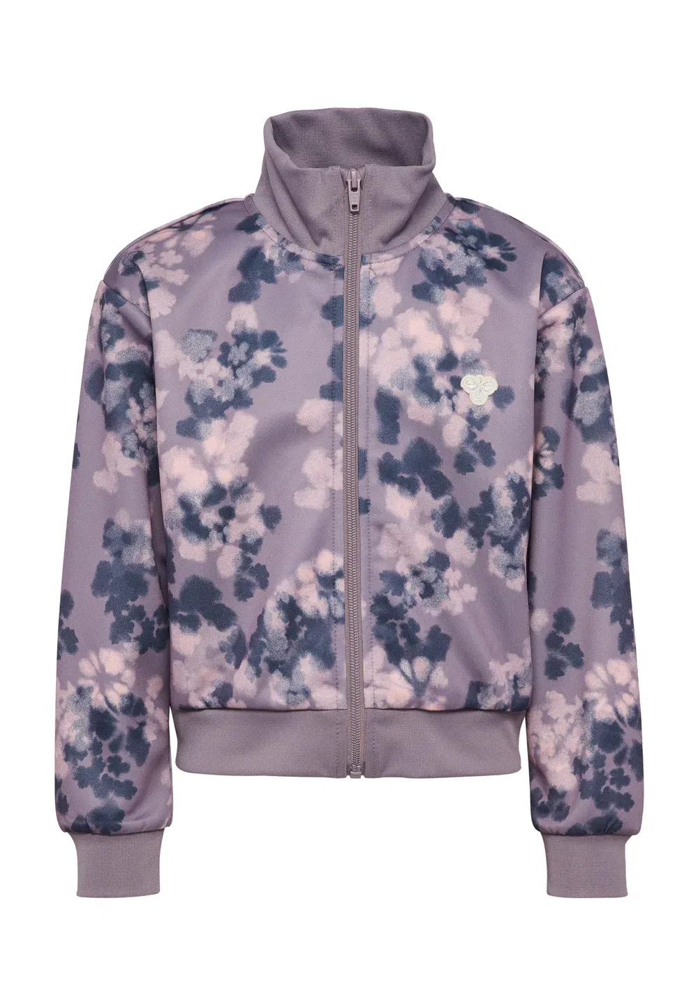 Куртка Hmljr reg poly aop на молнии, унисекс - легкая куртка Hummel, Gray Ridge