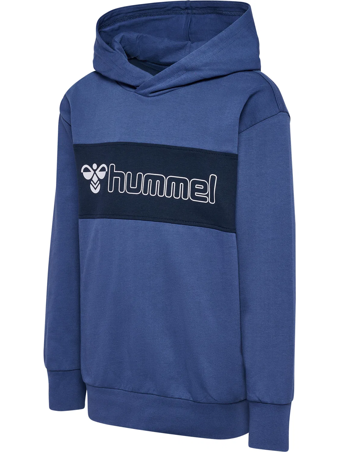 Детское худи с принтом Hmlatlas Hummel, Navyblau — фото 2