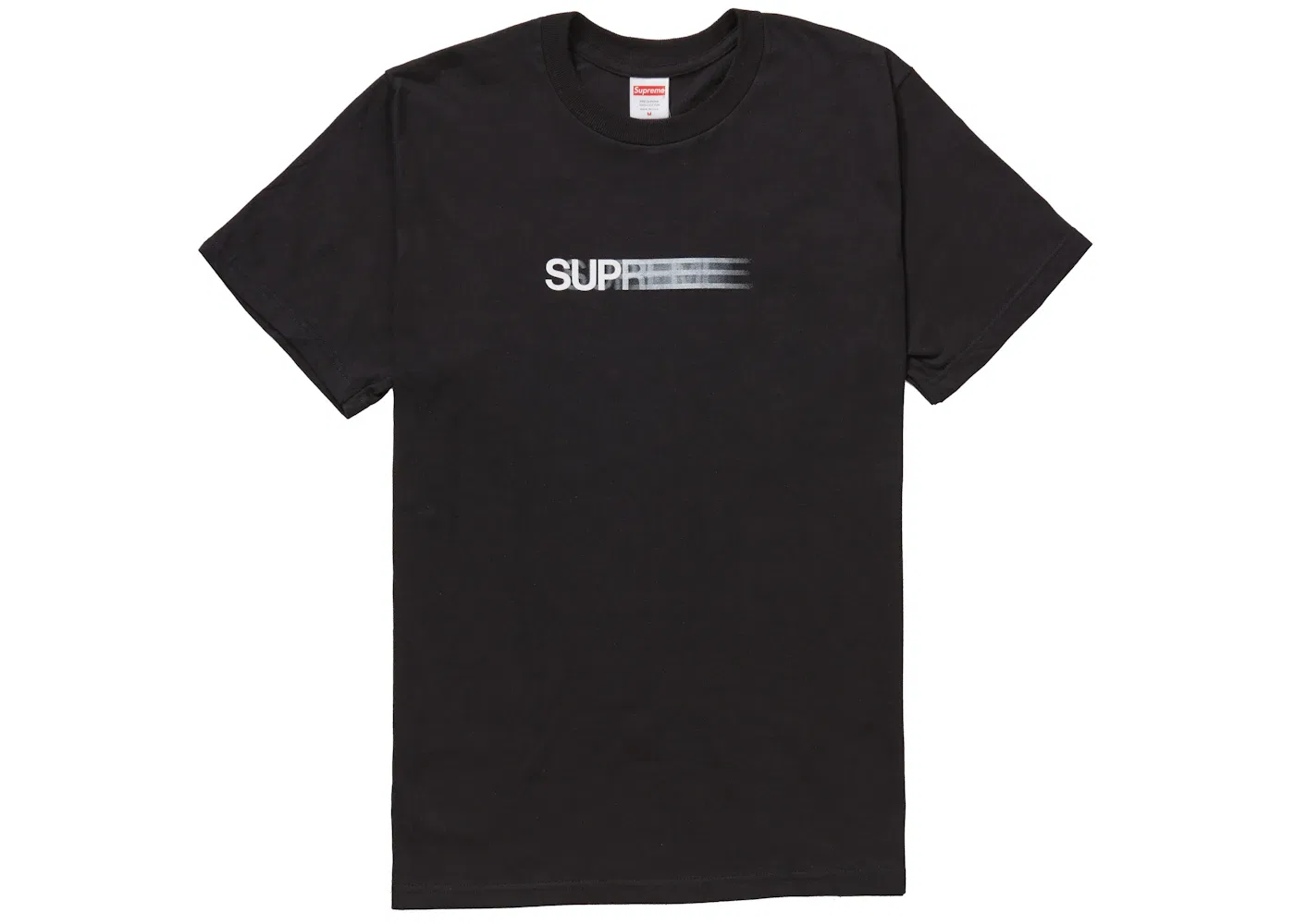 Мужская футболка с принтом Motion Logo Supreme, Black