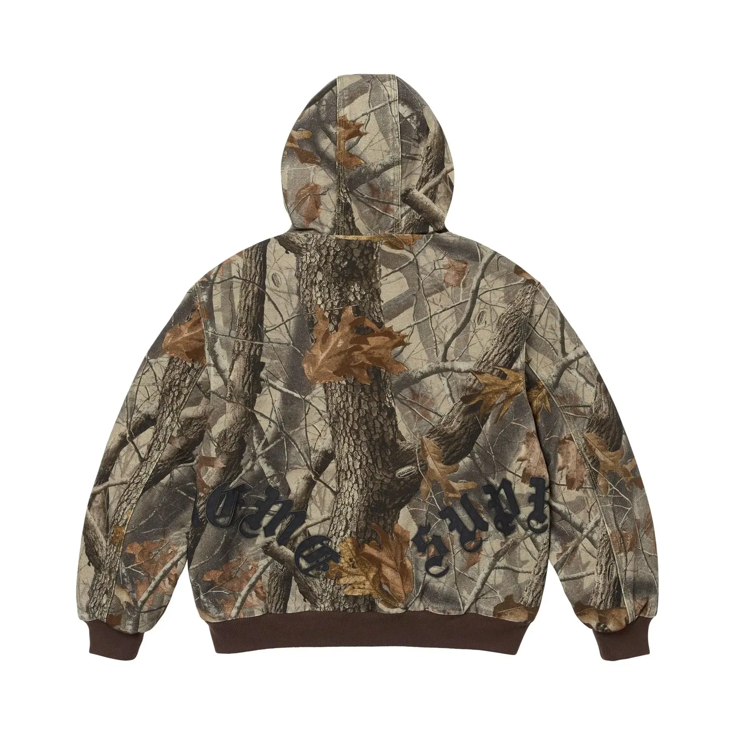 Куртка с капюшоном Leather Appliqué Work Realtree Hardwoods Camo Supreme, Green — фото 2